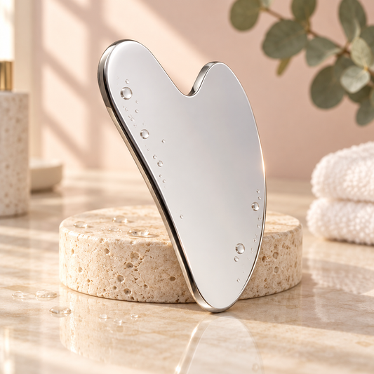 Kaveeno Steel Gua Sha — Facial Sculpting Tool